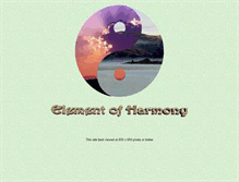 Tablet Screenshot of elementofharmony.net